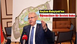 Başkan Mahçiçek'ten Öğrencilere Bir Destek Daha!