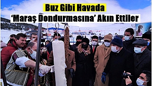 Buz Gibi Havada ‘Maraş Dondurmasına’ Akın Ettiler