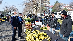 Dulkadiroğlu Belediyesi Zabıta Ekiplerinden Pazar Denetimi