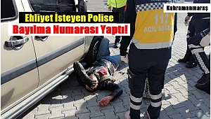 Ehliyet İsteyen Polise Bayılma Numarası Yaptı!