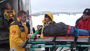 Evinde Rahatsızlanan Kalp Hastasına Paletli Ambulansla Ulaşıldı