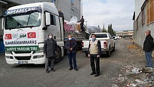Kahramanmaraş İHH’dan Suriye’ye yardım sevkiyatı