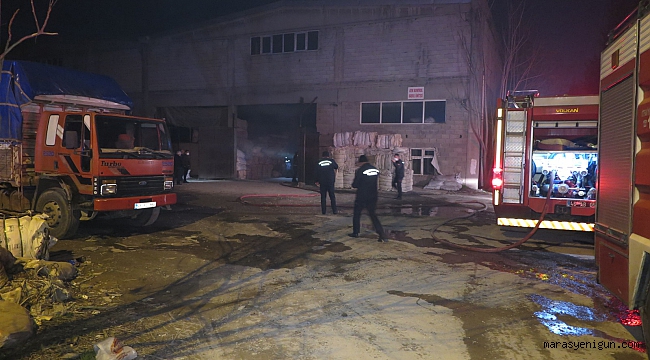 Tekstil Fabrikasındaki Yangın Korkuttu
