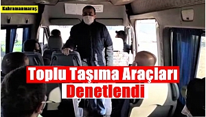 Toplu Taşıma Araçları Denetlendi