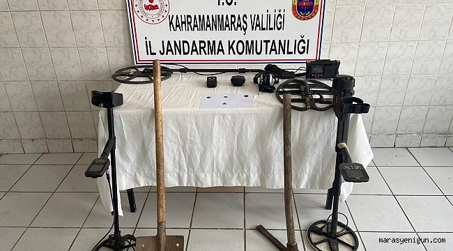 Kahramanmaraş’ta İzinsiz Kazı Yapan 4 Kişi Yakalandı