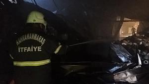 Kahramanmaraş’ta Kumaş Fabrikasındaki Yangın Korkuttu
