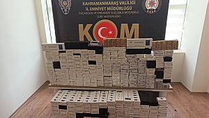Kahramanmaraş’ta Kaçak Sigara Ticaretine Polis Baskını