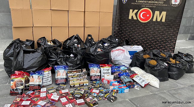 Kahramanmaraş’ta Kaçakçılık Operasyonu