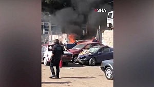 Kahramanmaraş’ta Park Halindeki Otomobil Alev Topuna Döndü