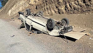 Kahramanmaraş’ta Kayaya Çarpan Otomobil Takla Attı: 4 Yaralı