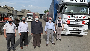 Kahramanmaraş’tan Suriye’ye 5 Tır Yardım Sevkiyatı