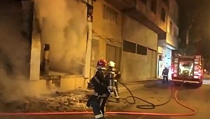 Kahramanmaraş’ta İşyeri Kül Oldu