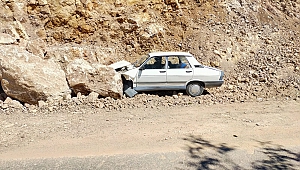 Kahramanmaraş’ta Otomobil Kayaya Çarptı: 2 Yaralı