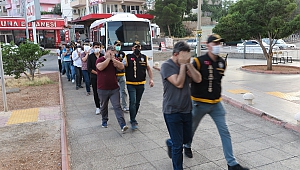 Kahramanmaraş’ta ‘Sarı Maden’ Operasyonu: 18 Gözaltı