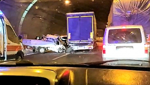Tünelde Zincirleme Kaza: 4 Yaralı