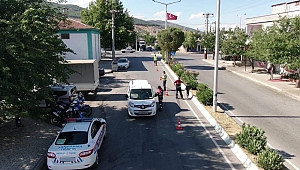 Türkoğlu’nda Jandarma Trafikten Droneli Denetim