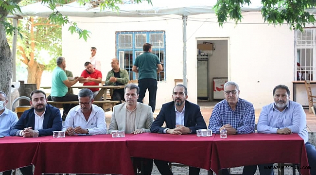 AK Parti Milletvekili Özdemir Pazarcık’ta incelemelerde bulundu