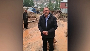Göksun’da Sağanak Yağış Su Taşkınlarına Neden Oldu