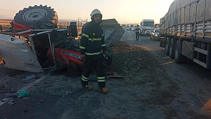 Kahramanmaraş’ta Tır İle Traktör Çarpıştı: 3 Yaralı
