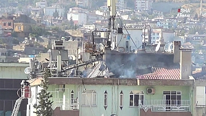 Kahramanmaraş’ta Apartmanın Çatı Katı Yeniden Yandı