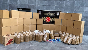 Kahramanmaraş’ta kaçak sigara operasyonu