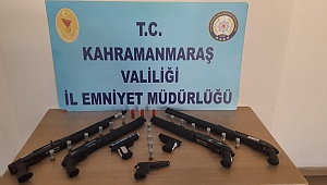 Kahramanmaraş’ta silahlı 8 kişi yakalandı