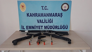 Kahramanmaraş’ta yasa dışı 29 silah ele geçirildi