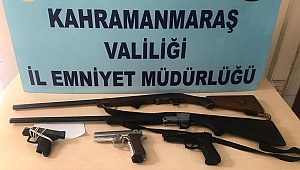 Kahramanmaraş’ta 13 Kişi Silahlarıyla Birlikte Yakalandı