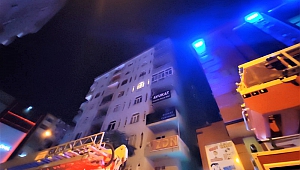 Kahramanmaraş’ta Çatı Yangını