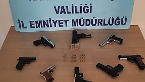 Kahramanmaraş’ta Yasa Dışı 14 Silah Ele Geçirildi