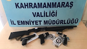 Kahramanmaraş’ta Yasa Dışı Silah Kullanan 6 Kişi Yakalandı
