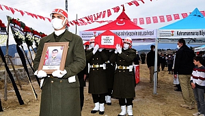 Kahramanmaraşlı Şehit Son Yolculuğuna Uğurlandı