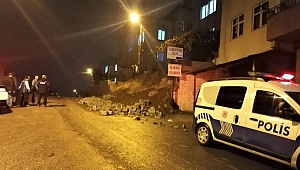 Kahramanmaraş’ta İstinat Duvarı Yıkıldı