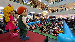 Sanko Park Avm’de Pırıl ve Arkadaşları Çocuklarla Buluştu