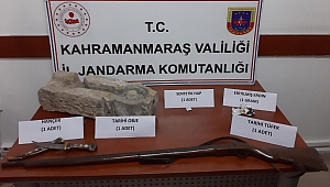Antika Eser ve Uyuşturucu Madde Ele Geçirildi