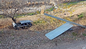 Kahramanmaraş’ta Otomobil Şarampole Yuvarlandı: 2 Yaralı