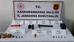 Kahramanmaraş’ta Tarihi Eser Operasyonu: 3 Gözaltı