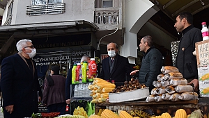 Başkan Okay, Kapalı Çarşı Esnafıyla Bir Araya Geldi