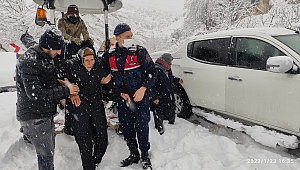 Kahramanmaraş’ta Jandarma Ekipleri Karakışta Tam Not Aldı