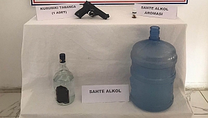 Kahramanmaraş’ta Sahte Alkol Operasyonu
