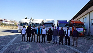 Kahramanmaraş’tan Suriye’ye 5 Tır İnsani Yardım