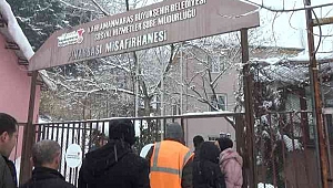 Mahsur Kalan Yolcular Misafirhaneye Yerleştirildi