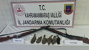 Nurhak’ta Kaçak Ardıç Kuşu Avcılarına Ceza