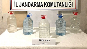 Afşin’de Araçta Sahte Alkol Ele Geçirildi