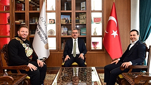 Başkan Güngör, Eroğlu ve Balaban’ı Ağırladı