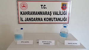 Elbistan’da Sahte Alkol Ele Geçirildi