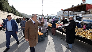 Başkan Okay’dan Semt Pazarı Ziyareti