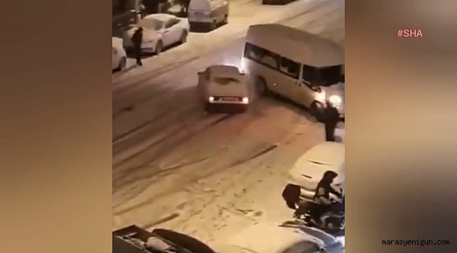 Elbistan’da Trafik Kazaları Kamerada