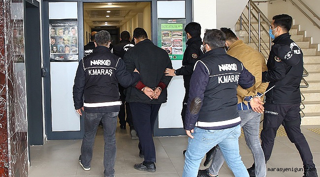 Kahramanmaraş’ta Uyuşturucu Operasyonu: 12 Kişi Tutuklandı