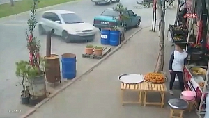 Kahramanmaraş'ta Kaza Anı Kamerada